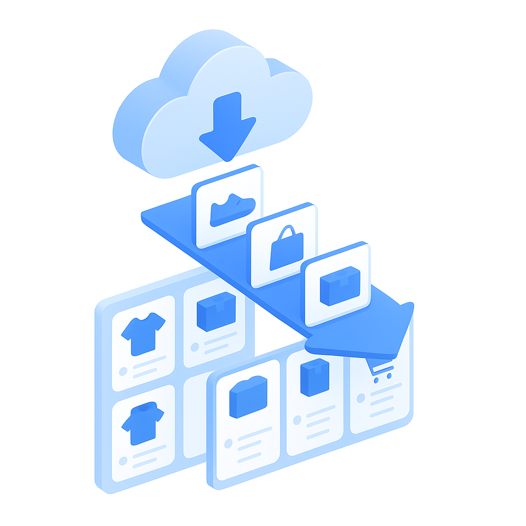 Массовая загрузка товаров на сайт